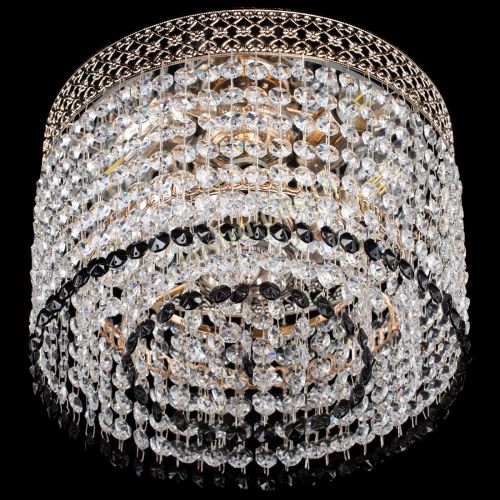 Люстра Венеция Капель №2 черная в Ижевске Гусь Хрустальный