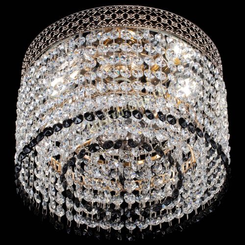 Люстра Венеция Капель №2 черная в Ижевске Гусь Хрустальный