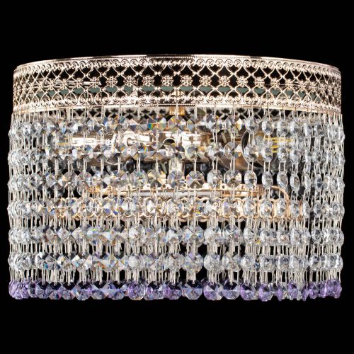 Люстра Венеция Капель №2 фиолетовая в Ижевске Гусь Хрустальный