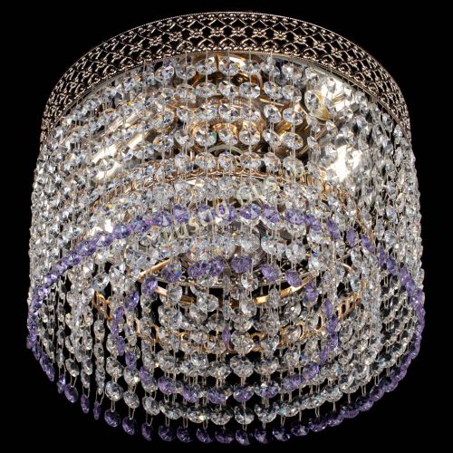 Люстра Венеция Капель №2 фиолетовая в Ижевске Гусь Хрустальный