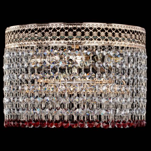 Люстра Венеция Капель №2 красная в Ижевске Гусь Хрустальный