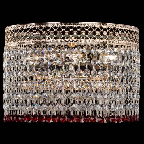 Люстра Венеция Капель №2 красная в Ижевске Гусь Хрустальный