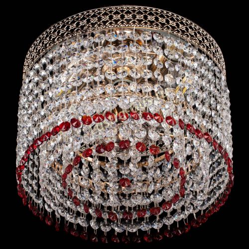 Люстра Венеция Капель №2 красная в Ижевске Гусь Хрустальный