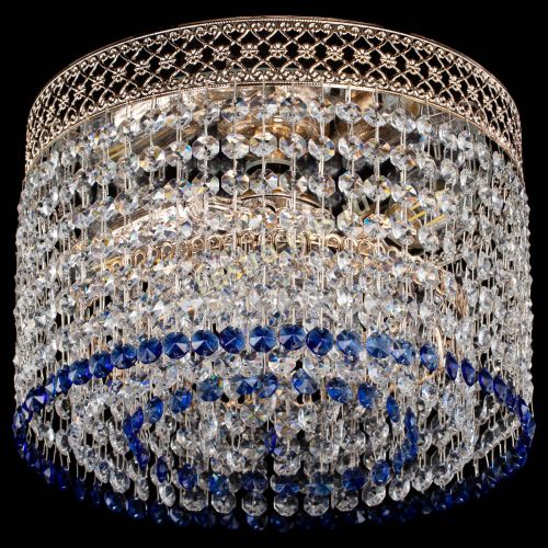 Люстра Венеция Капель №2 синяя в Ижевске Гусь Хрустальный