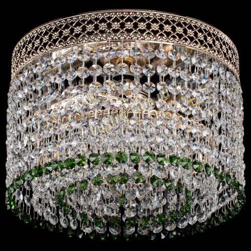 Люстра Венеция Капель №2 зеленая в Ижевске Гусь Хрустальный