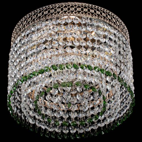 Люстра Венеция Капель №2 зеленая в Ижевске Гусь Хрустальный