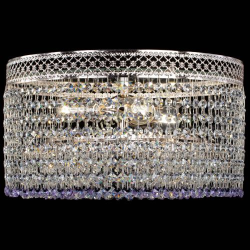 Люстра Венеция Капель №3 фиолетовая в Ижевске Гусь Хрустальный