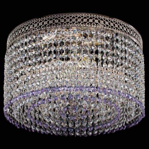 Люстра Венеция Капель №3 фиолетовая в Ижевске Гусь Хрустальный