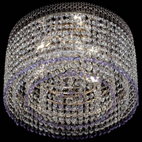 Люстра Венеция Капель №3 фиолетовая в Ижевске Гусь Хрустальный