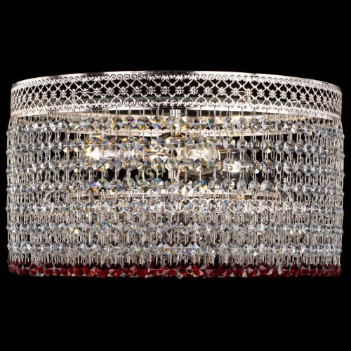 Люстра Венеция Капель №3 красная в Ижевске Гусь Хрустальный