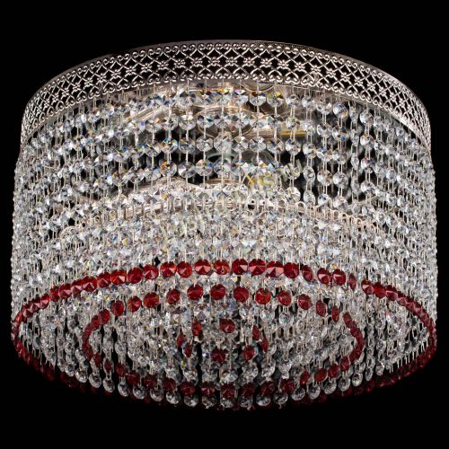 Люстра Венеция Капель №3 красная в Ижевске Гусь Хрустальный