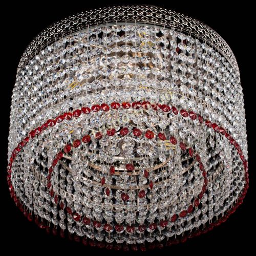 Люстра Венеция Капель №3 красная в Ижевске Гусь Хрустальный