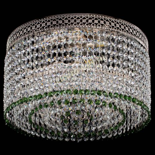 Люстра Венеция Капель №3 зеленая в Ижевске Гусь Хрустальный