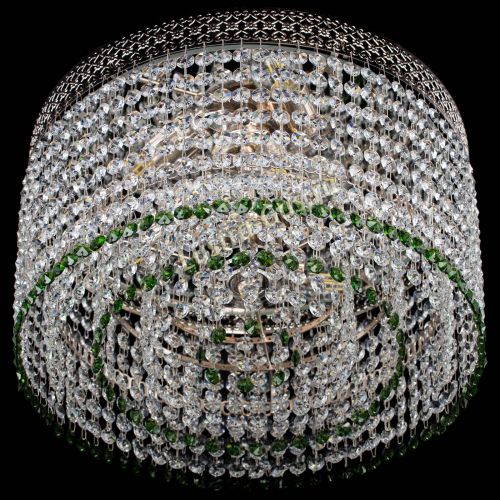 Люстра Венеция Капель №3 зеленая в Ижевске Гусь Хрустальный