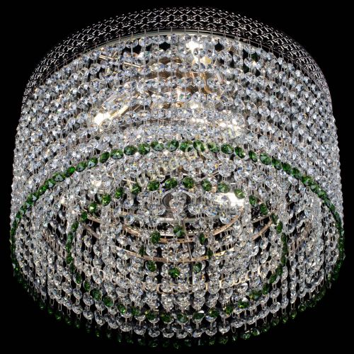 Люстра Венеция Капель №3 зеленая в Ижевске Гусь Хрустальный