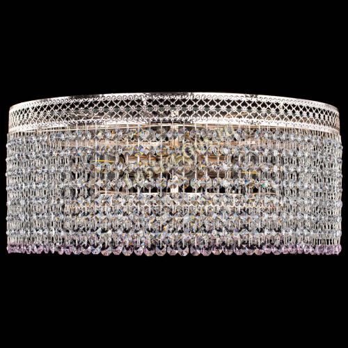 Люстра Венеция Капель №5 розовая в Ижевске Гусь Хрустальный