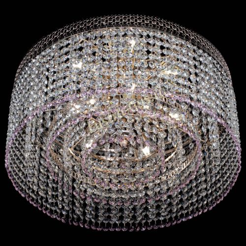 Люстра Венеция Капель №5 розовая в Ижевске Гусь Хрустальный