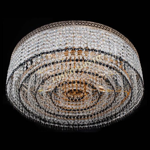 Люстра Венеция Капель №8 оптикон черная в Ижевске Гусь Хрустальный