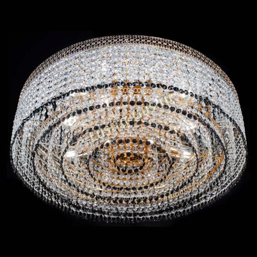 Люстра Венеция Капель №8 оптикон черная в Ижевске Гусь Хрустальный