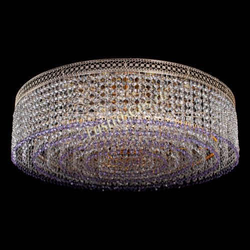 Люстра Венеция Капель №8 оптикон фиолетовая в Ижевске Гусь Хрустальный