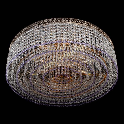 Люстра Венеция Капель №8 оптикон фиолетовая в Ижевске Гусь Хрустальный