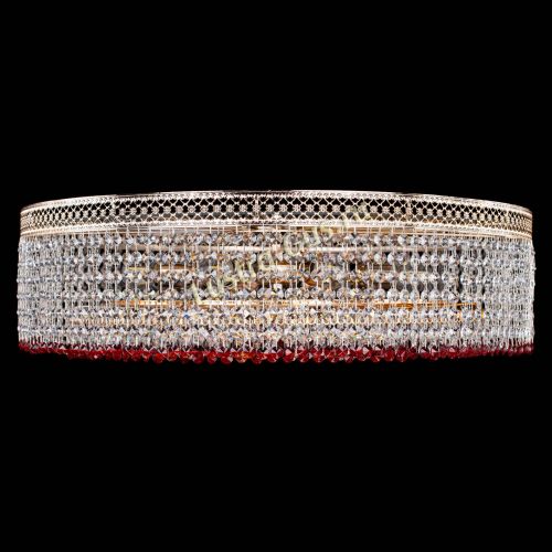 Люстра Венеция Капель №8 оптикон красная в Ижевске Гусь Хрустальный