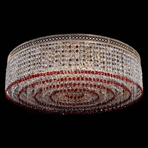 Люстра Венеция Капель №8 оптикон красная в Ижевске Гусь Хрустальный