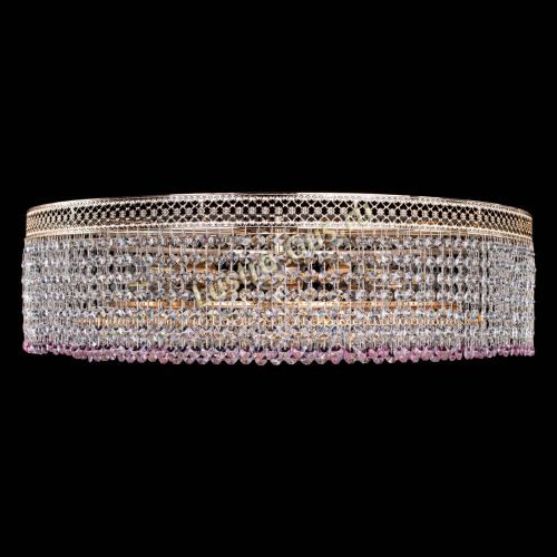 Люстра Венеция Капель №8 оптикон розовая в Ижевске Гусь Хрустальный