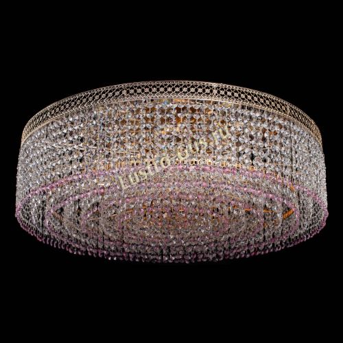 Люстра Венеция Капель №8 оптикон розовая в Ижевске Гусь Хрустальный