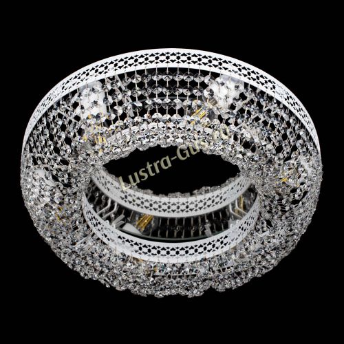 Люстра Венеция Кольцо №6 белая в Ижевске Гусь Хрустальный