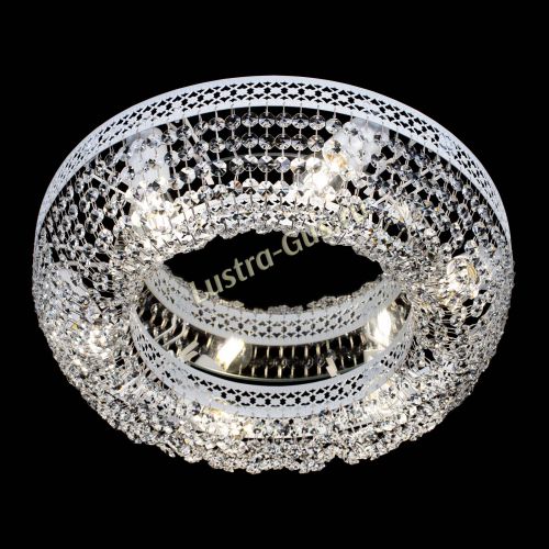 Люстра Венеция Кольцо №6 белая в Ижевске Гусь Хрустальный