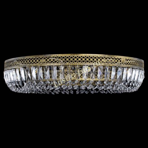 Люстра Венеция Кольцо №6 пластинка под бронзу в Ижевске Гусь Хрустальный