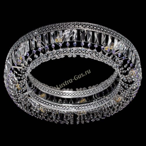 Люстра Венеция Кольцо №8 пластинка фиолетовая в Ижевске Гусь Хрустальный