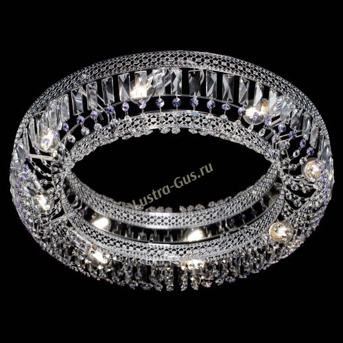 Люстра Венеция Кольцо №8 пластинка фиолетовая в Ижевске Гусь Хрустальный