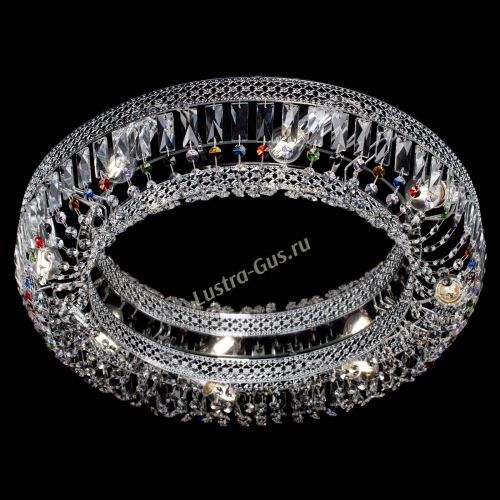 Люстра Венеция Кольцо №8 пластинка разноцветная в Ижевске Гусь Хрустальный