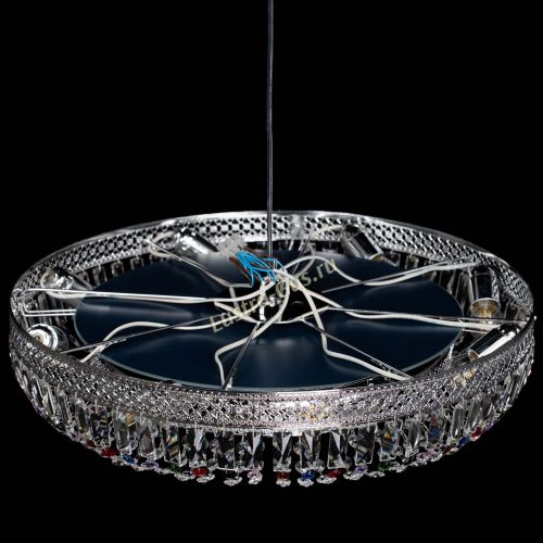 Люстра Венеция Кольцо №8 пластинка разноцветная в Ижевске Гусь Хрустальный