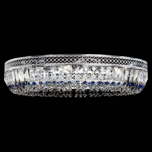 Люстра Венеция Кольцо №8 пластинка синяя в Ижевске Гусь Хрустальный