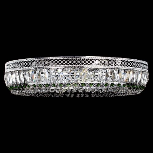 Люстра Венеция Кольцо №8 пластинка зеленая в Ижевске Гусь Хрустальный