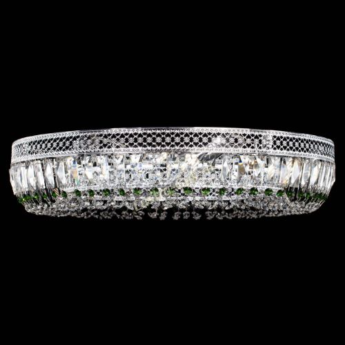 Люстра Венеция Кольцо №8 пластинка зеленая в Ижевске Гусь Хрустальный