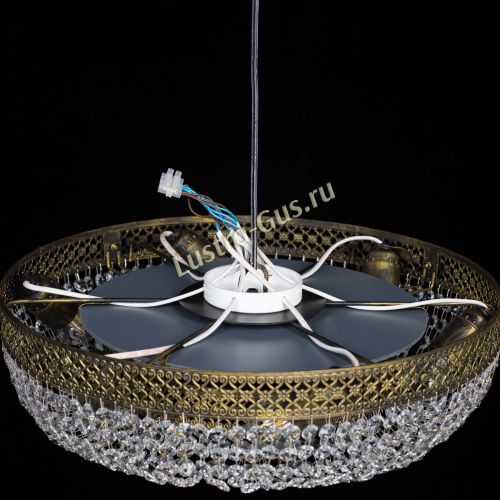 Люстра Венеция Кольцо №6 под бронзу в Ижевске Гусь Хрустальный