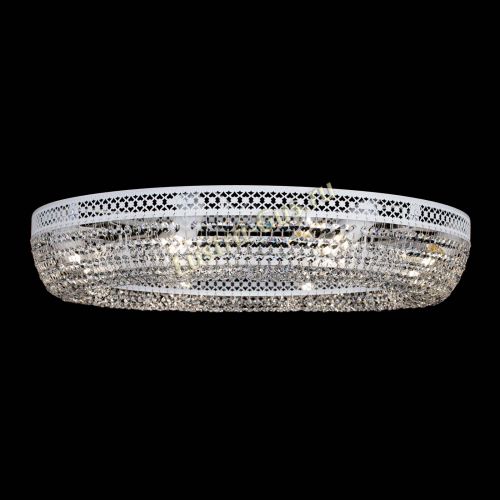 Люстра Венеция Кольцо №8 белая в Ижевске Гусь Хрустальный