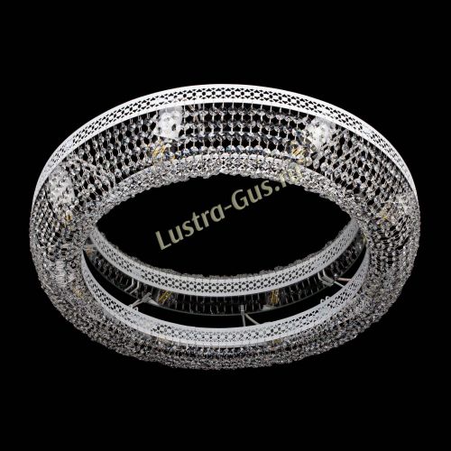 Люстра Венеция Кольцо №8 белая в Ижевске Гусь Хрустальный