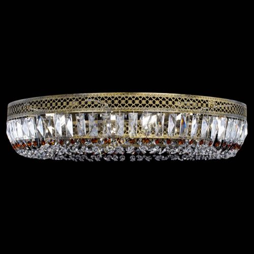 Люстра Венеция Кольцо №8 пластинка под бронзу Чайная в Ижевске Гусь Хрустальный