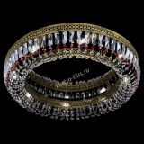 Люстра Венеция Кольцо №8 пластинка под бронзу Красная в Ижевске