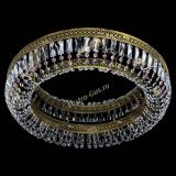 Люстра Венеция Кольцо №8 пластинка под бронзу Розовая в Ижевске