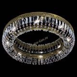 Люстра Венеция Кольцо №8 пластинка под бронзу Розовая в Ижевске