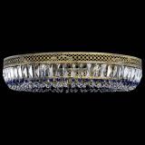 Люстра Венеция Кольцо №8 пластинка под бронзу Синяя в Ижевске