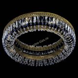 Люстра Венеция Кольцо №8 пластинка под бронзу Синяя в Ижевске