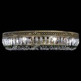 Люстра Венеция Кольцо №8 пластинка под бронзу Зеленая в Ижевске