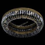 Люстра Венеция Кольцо №8 пластинка под бронзу Зеленая в Ижевске